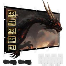 Projection Screen Portable Curtain 300x220cm