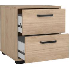 Ebuy24 Sofia Natbord 2 Skuffer Eg Sengebord