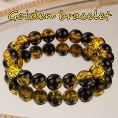 Crystal - Men Bracelets Vehhe Glass Bracelet Dropshipping Lemon Yellow Wealth Crystal - Lemon Yellow