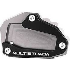 CNC Kickstand Foot Side Stand Extension Pad Support Plate - Grey