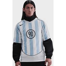 Nike Stribede T-shirts Nike Trænings T-Shirt Dri-FIT T90 Energy Jersey - Blå/Hvid/Sort