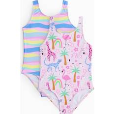 Tu Swimwear Tu Animal Print Wavy Print Swimsuit 2 Pack - Tu