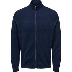 Only & Sons Malik Knit Cardigan - Blue/Navy