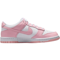 Nike Dunk Low GS - White/White/White/Medium Soft Pink