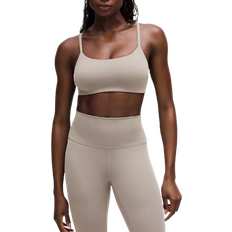 Lululemon Wunder Train Racer-BH Mit Trägern Leichter Halt C D Cups - Warm Ash Grey