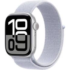 Apple Nylon Smartwatches Apple Watch Series 10, Aluminium, 42mm, GPS + Cellular, Sport Loop Silver