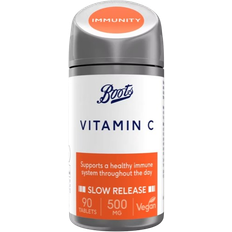 Orange Vitamins & Minerals Boots Vitamin C 500 mg