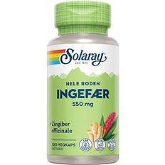 Solaray Ginger 550 mg Capsules 100 st