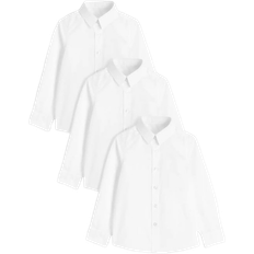 Shirts Children's Clothing Tu Long Sleeve School Shirts 3-pack - White (tuc128770709)