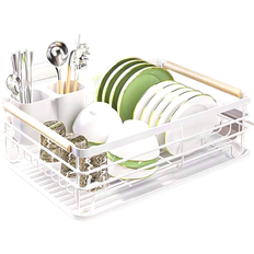 Shein Living And Home Kitchen Countertop Stainless Steel Dish Drainer 30.5cm