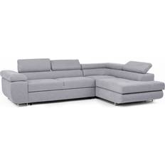 Wade Logan Flavius Silver Sofa 5 Seater