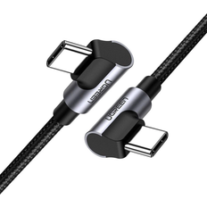 UGREEN USB C-USB C - USB-kabel Kablar UGREEN US323 USB-C to USB-C angle cable, PD, 3A 60W, 2m 2m