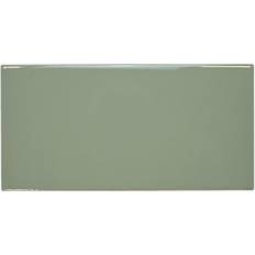 Johnson Tiles Veneto Green Gloss Ceramic Indoor Wall Tile 20x10cm