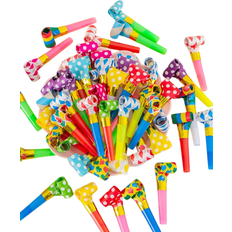 Shein 40pcs/Set Random Color Cartoon Dragon Shaped Whistles