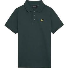 Lyle & Scott Pojkar Pikétröjor Lyle & Scott Plain Polo Shirt Dark Green