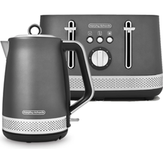 Morphy richards illumination Morphy Richards Illumination Kettle & 4 Slice Toaster Titanium Set Grey