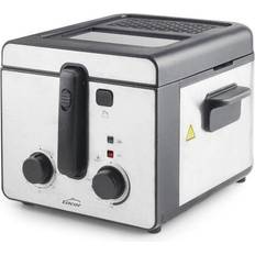 Elektrische Fritteuse Vue Weiss Schwarz