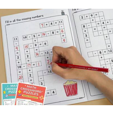 Activity Books Shein Math Puzzles Workbook For Kids