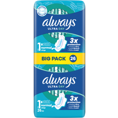 Dermatologically Tested Menstrual Protection Always Ultra Day Size 1 Normal 26-pack