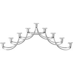 Georg Jensen Harmony Menorah H 14 x L 39 cm Rustfrit Stål Lysestage