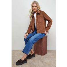 Brown - Suede Loafers Oasis Chocolate Loafers Womens Casual Flats