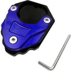 C400gt Motorcycle Foot Side Stand Pad Plate - Black Blue