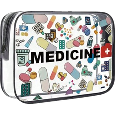 Shein New MEDICINE Storage Bag - Transparent Toiletry Bag