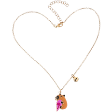 Children Necklaces Shein 2pcs/Set Zinc Alloy Capybara Pendant BFF Heart Necklace