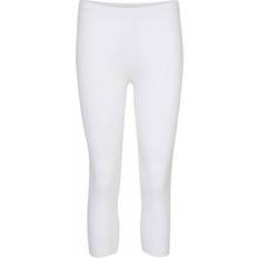 Dam - Viskos Leggings Decoy Capri Leggings - White