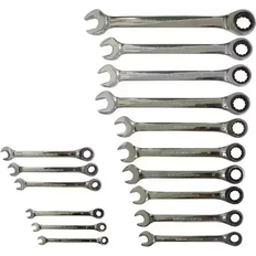 Halfords Advanced Ratchet Spanner Set 16pcs Ratchet Wrench