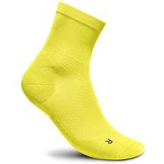 Gul - Merinould Undertøj Bauerfeind Ultralight Mid Cut Løbestrømper Komfortable Åndbare - Dame