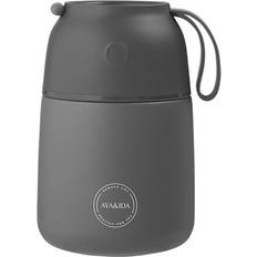 Hängöglor Mattermosar AYA&IDA Food’ie Dark Grey Food Thermos 0.5L
