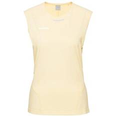 Beige - Gang & Vandring Toppe Mammut Aenergy FL Cap Sleeve Top Tank Top - Beige/Hvid