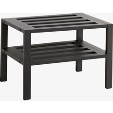 &Home Plain Black Shoe Rack 50x34cm