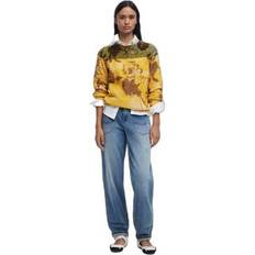 Knitted Sweaters - Yellow Jumpers Desigual Woman Sweater Adak - Jaune