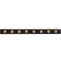 Nordal Edgy Matt Black Coat Hook 90cm