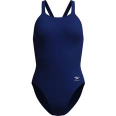Træningstøj Badedragter Speedo FL Solid Leaderback Badedragt Damer - Blå