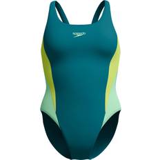 Gröna - Träningsplagg Baddräkter Speedo Colourblock 2.0 Swimsuit - Turquoise