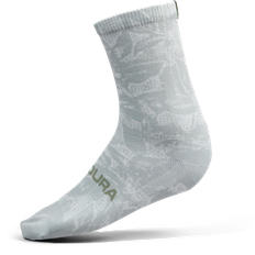 Florals - Men Underwear Endura Ltd Grid Floral Print Socks - Grey