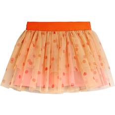Polka Dots Skirts Children's Clothing Mini Rodini Girls Pink Organic Cotton Skirt - Orange