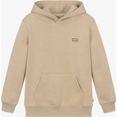 Beige - Drenge Hoodies Levi's Lvb Mini Batwing Hoodie - Natur