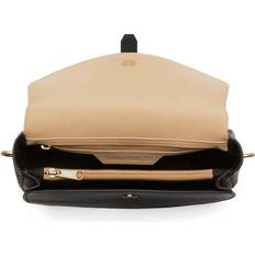 Tuckerman Leather Flap Crossbody Bag - Black