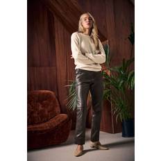 Leather Trousers LTS Premium Tall Leather Trousers - Chocolate Brown