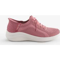 Skechers Pink Wide Fit Ultra Flex 3.0 Brilliant Trainers