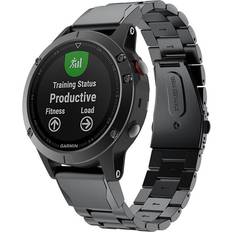 Garmin Fēnix 6 Armbånd INF Garmin Fenix 6X Uhrenarmband Schwarz 26mm