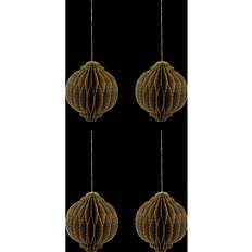 House Doctor Dekoration House Doctor Christbaumschmuck Christmas Ornaments HDAlsta Brown 24-teilig Weihnachtsbaumschmuck