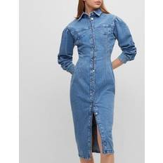 HUGO BOSS Blue Dresses HUGO BOSS Women's Gesina Denim Dress - Blue
