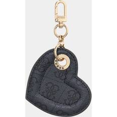 Guess Keychains Guess Heart 4G Logo Keychain - Black