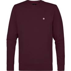 Regular Fit Sweatshirt Rundhalslila - Einfarbig