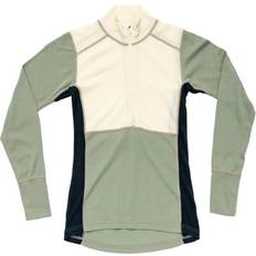 Devold Lauparen Merino 190 Zip Neck Undertøj - Olivengrøn